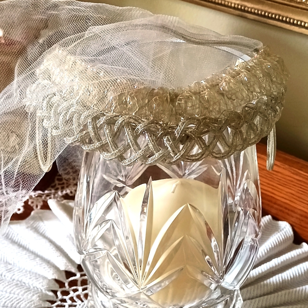 STUNNING, RARE VINTAGE BRIDAL HEADPIECE!